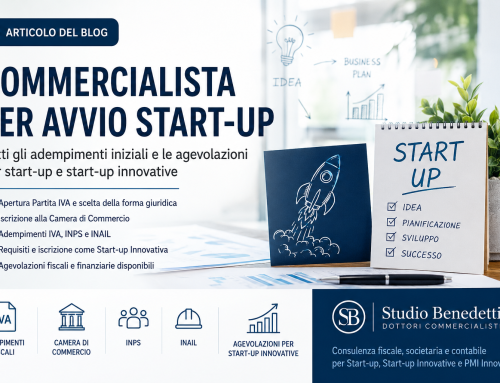 Commercialista per avvio start-up: tutti gli adempimenti iniziali